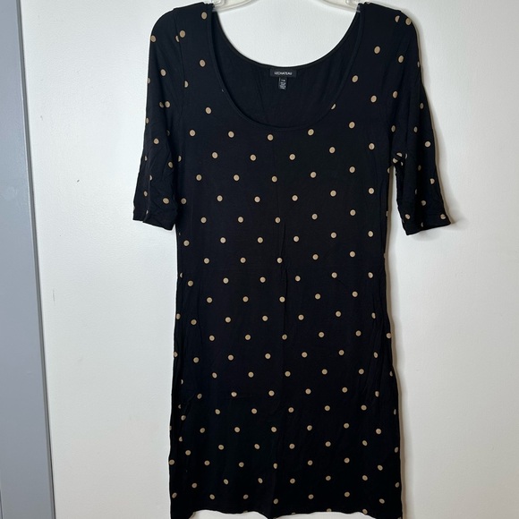 Le chateau black and gold polka dot dress - Picture 4 of 9